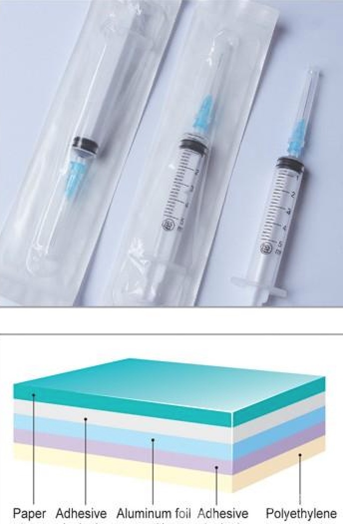 Pharmazeutische Verpackungsfolie und Verpackungsstruktur