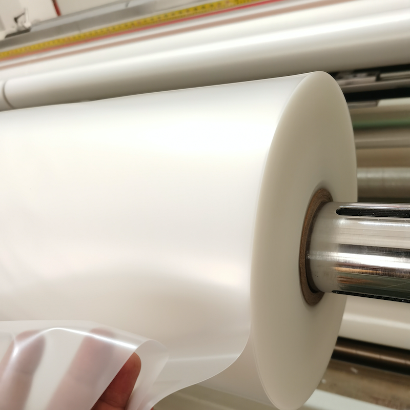 Über die Aushärtung von Kunststofffolien