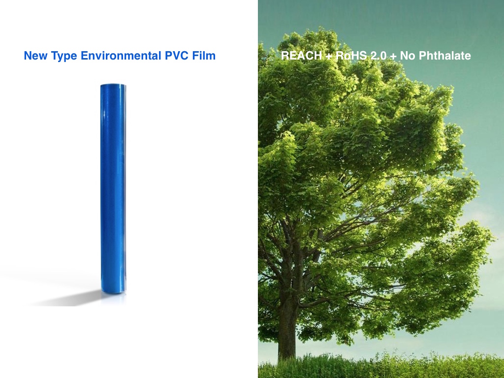 Neuartiger umweltfreundlicher PVC-Film