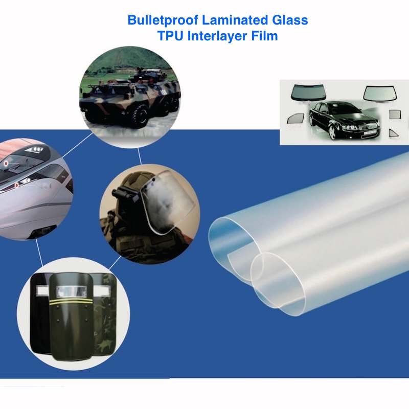Kugelsichere TPU-Zwischenschichtfolie aus Verbundglas