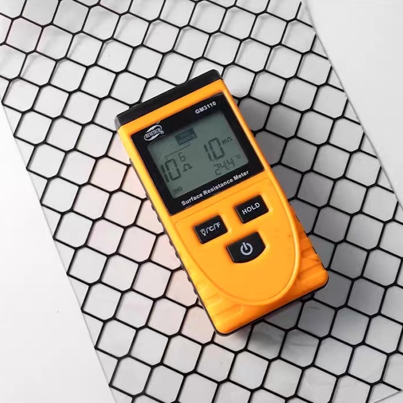 Antistatische PVC-Gitterfolie für Reinraumschutz